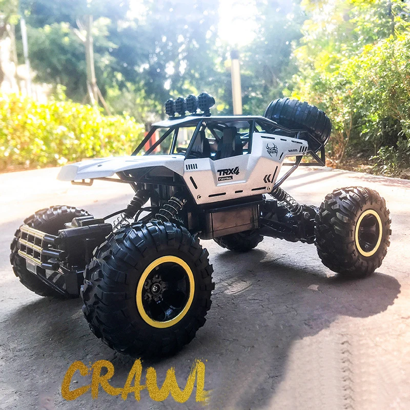 

1:12 4WD RC Truck Remote Control Car Model Off-Road Vehicle Toy 2 Motors 4 Big Wheels