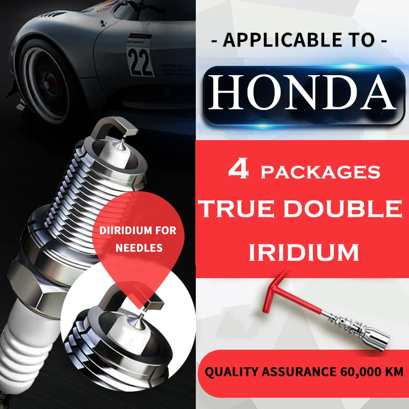 4 шт./подходит для Fit Odyssey CR V ACCORD CIVIC stream XR UR InsightPilot Ridgeline Passport ясность Honda свечи