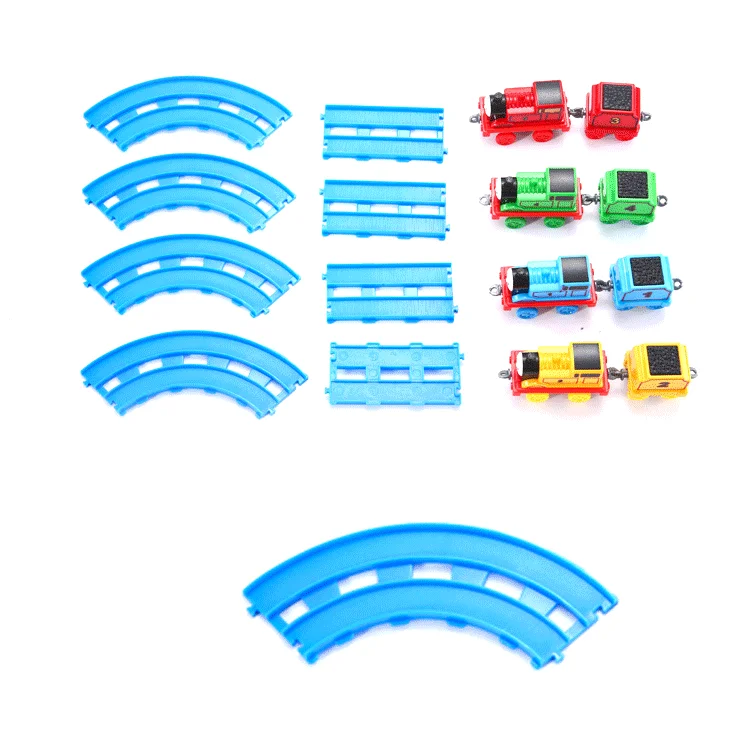 Simulation inertia drop-resistant storage car large toy train model rail track slide boy children toys wholesale