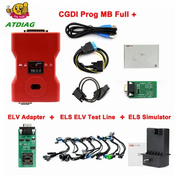 

CGDI Prog MB for Benz Car Key Add Fastest for Benz Key Programmer Support All Key Lost with ELV/NEC Adapter Free ELV Simulator