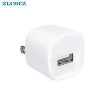 Белое зарядное устройство для путешествий с настенным зарядным устройством адаптер питания США вилка зарядное устройство от сети переменного тока с usb-разъемом для Apple IPhone Xs max 7 6 8 8 plus для IPod 100 шт./лот