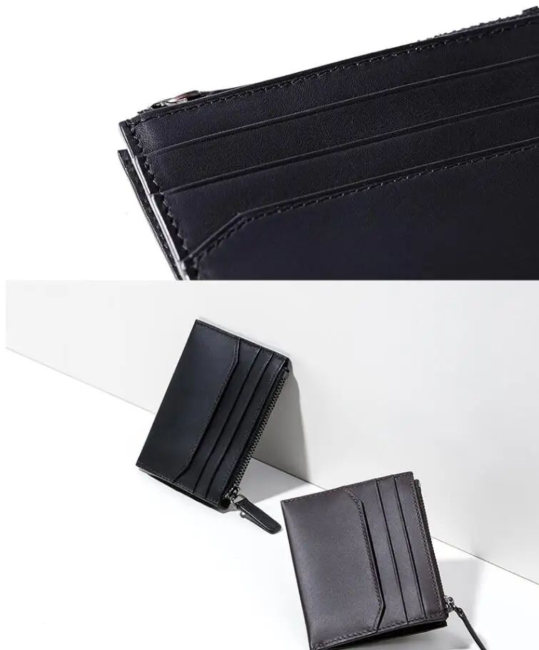 New Xiaomi 90 Fun Wallet Cow hide Purse Stylish Business Wallet for Credit Card ID License Clutch Purse Pocket Money Mi Purse (9)