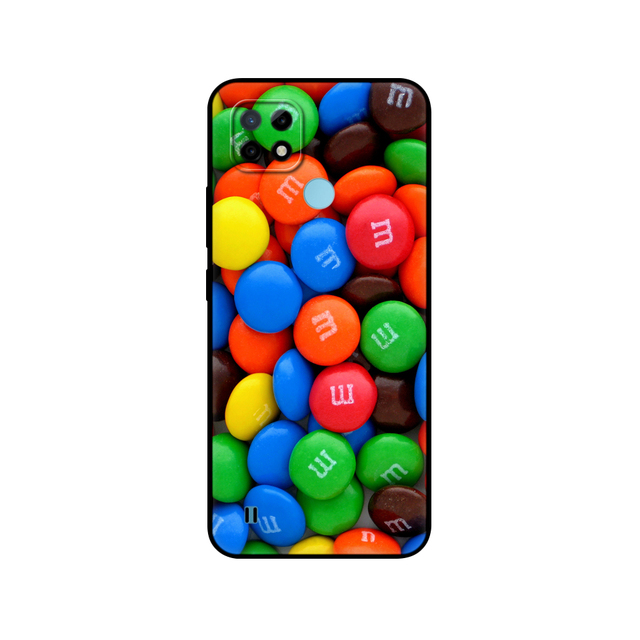 Realme C21 Case Silicon Back For OPPO RealmeC21 C 21 Phone Cover 6.5" Funda RMX3201 Bumper Capa Etui Soft black tpu case