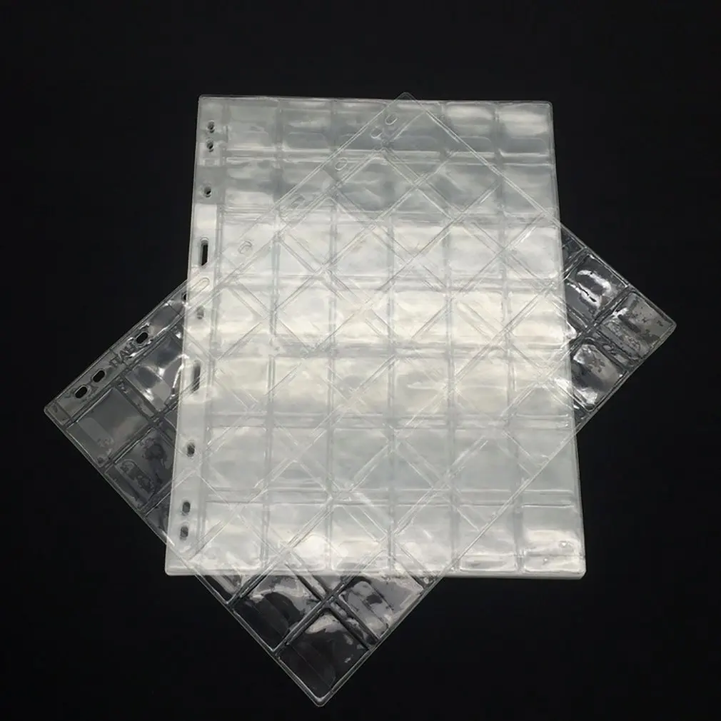

42 Grids Coin collection Album page below 28mm coins have Anti-slip cover Coin Hold Book Coin collection live page1 Sheet Hot