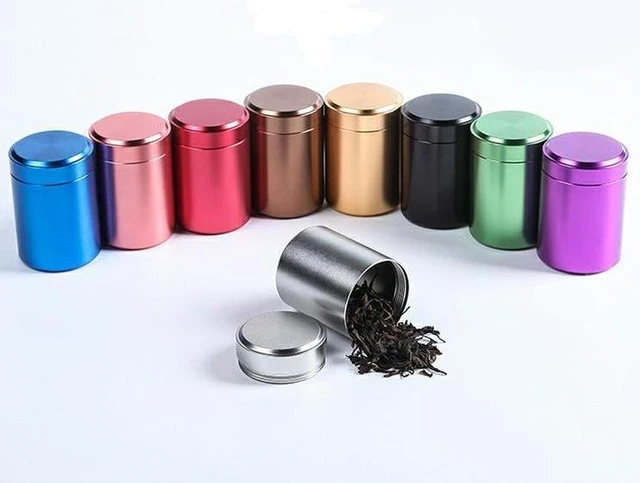 Wholesale 100 Pieces Tin Box Metal Round Colorful Small Wedding