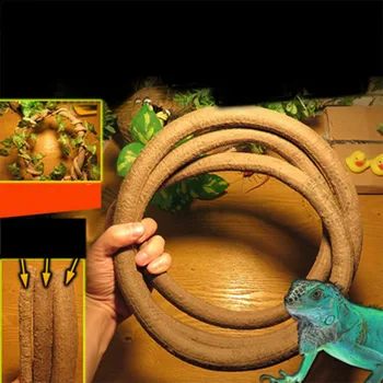 

Pet Toy Reptiles Amphibian Supplies Realistic Jungle Branches Vine Home And Garden Decorations