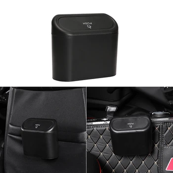 Car Trash Bin Garbage Dust Case Box Auto Storage Case Garbage Dust Case Box trash can Black Red Yellow Brown Blue Car Trash can red dust novel