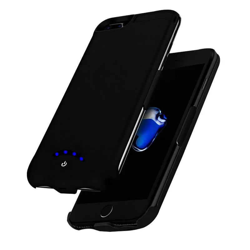 Для iPhone 6 6s 7 8 чехол для зарядного устройства 10000 мАч Внешний внешний аккумулятор чехол для зарядки для iPhone X 6 7 8 plus чехол для аккумулятора