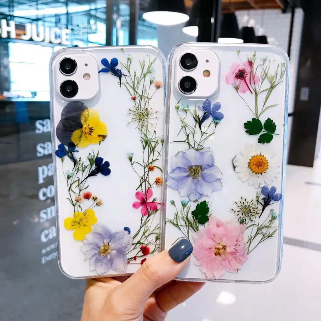 3D Relief Flower Case For iPhone 11 Cases Silicone Funda iPhone11 12 Pro Max Mini 7 8 Plus XR XS X SE 2020 Soft Clear Back Cover