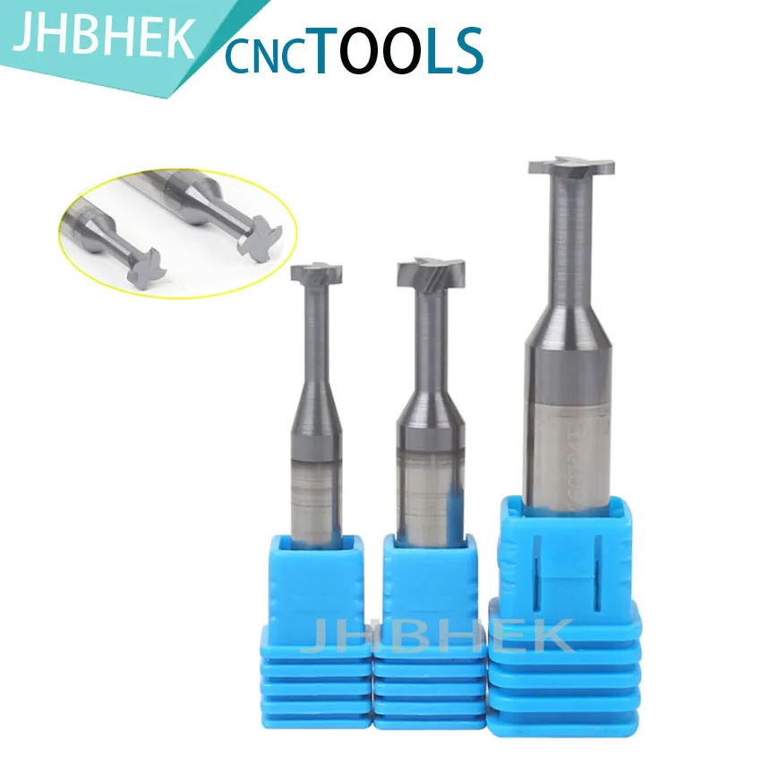

1PCS T type Groove cutter HRC55 Solid carbide T type cutter Milling Knife T Slot groove Milling Cutters for CNC Machine