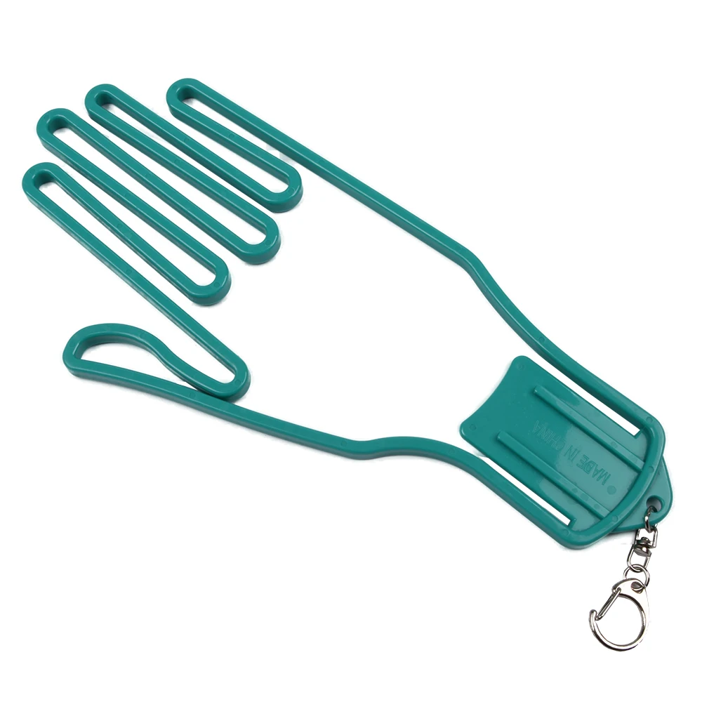 Description Picture 5 of item1pc Golf Gloves Stretcher Holder Keeper Hanger Gloves Support Frame Holder Rack Dryer Shaper Accessories Plastic with Metal Buck