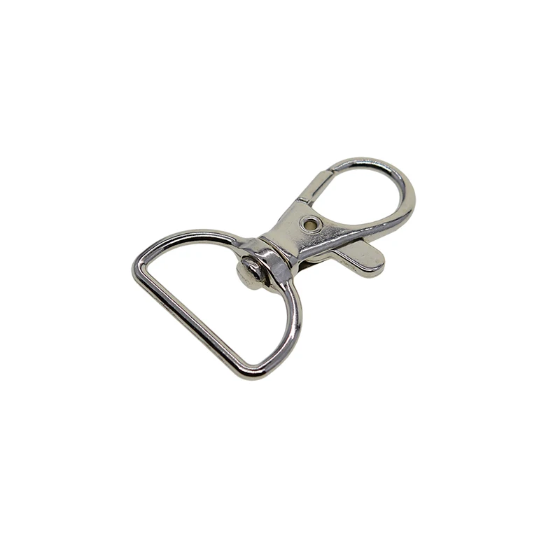 

Swivel Keychains Lobster Clasps 20mm Tight grip Accessories Snap Kit 50/100pcs Alloy Hook Rotating jaw