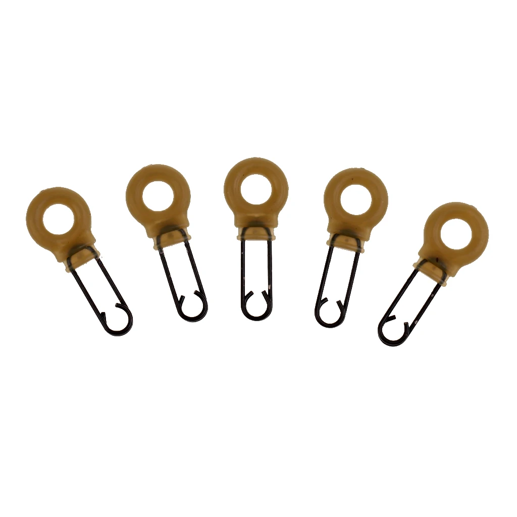 20 Pcs Carp Fishing Matt Double Hook Quick Change Clips Link Multi Clips