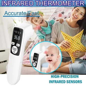 

Forehead Thermometer Digital Infrared Body Temporal Thermometer Non-contact Thermometer Gun Children Adult Fever Measure Tools