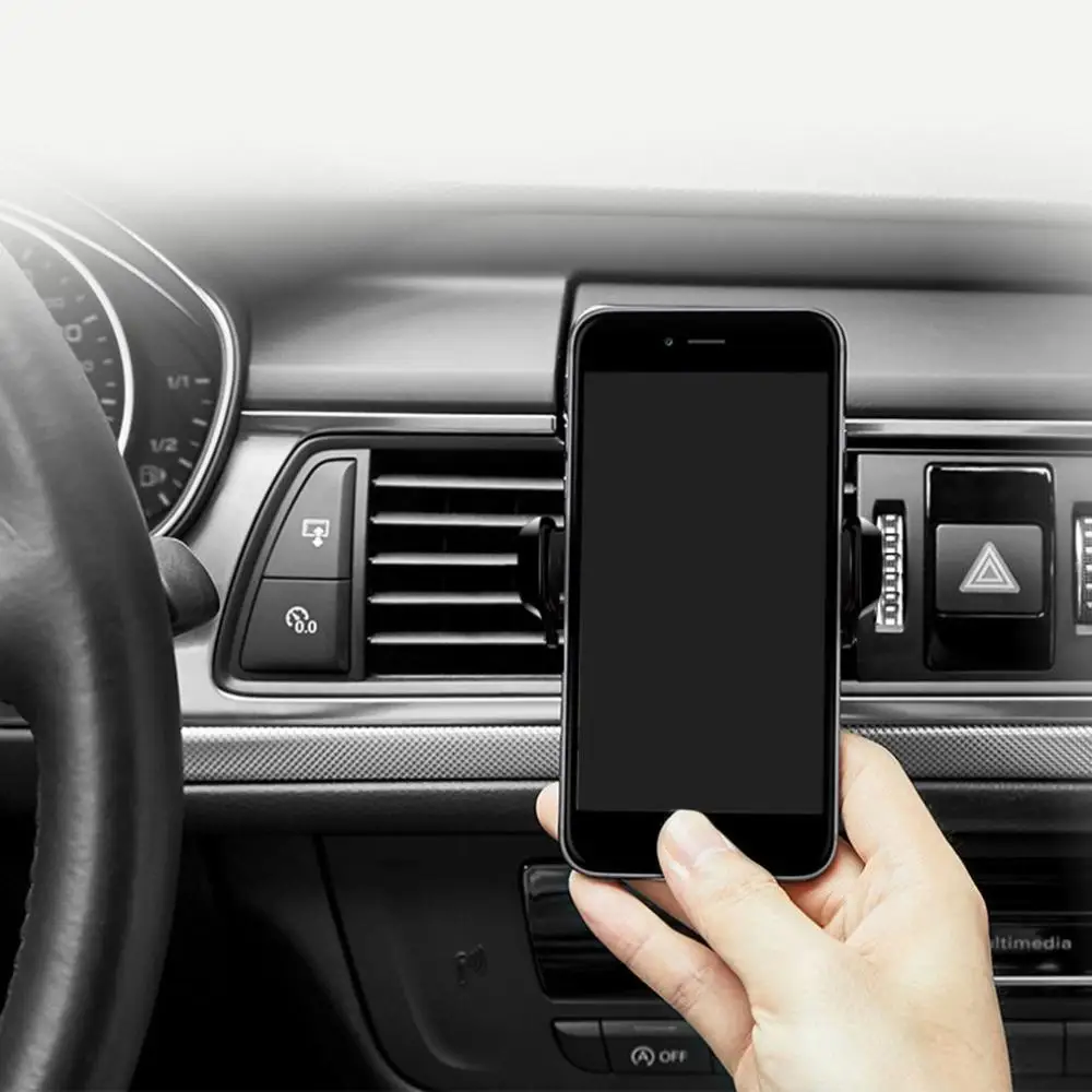 Универсальный автомобильный держатель для телефона на выходе, Кронштейн для мобильного телефона на присоске, зажим для телефона, кронштейн для приборной панели