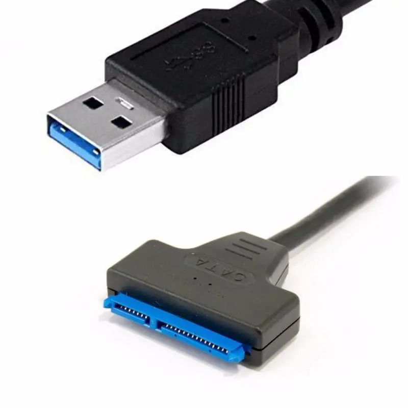 

Converter Cable USB 3.0 To 2.5" SATA III Hard Drive Adapter Cable Plug Adapter For Notebook Hard Drive SSD In Stock