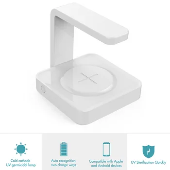 

Wireless USB Charger 3 in 1 UV Disinfection Phone Sterilizer Smartphone for Home Sterilizer Disinfection Deodor