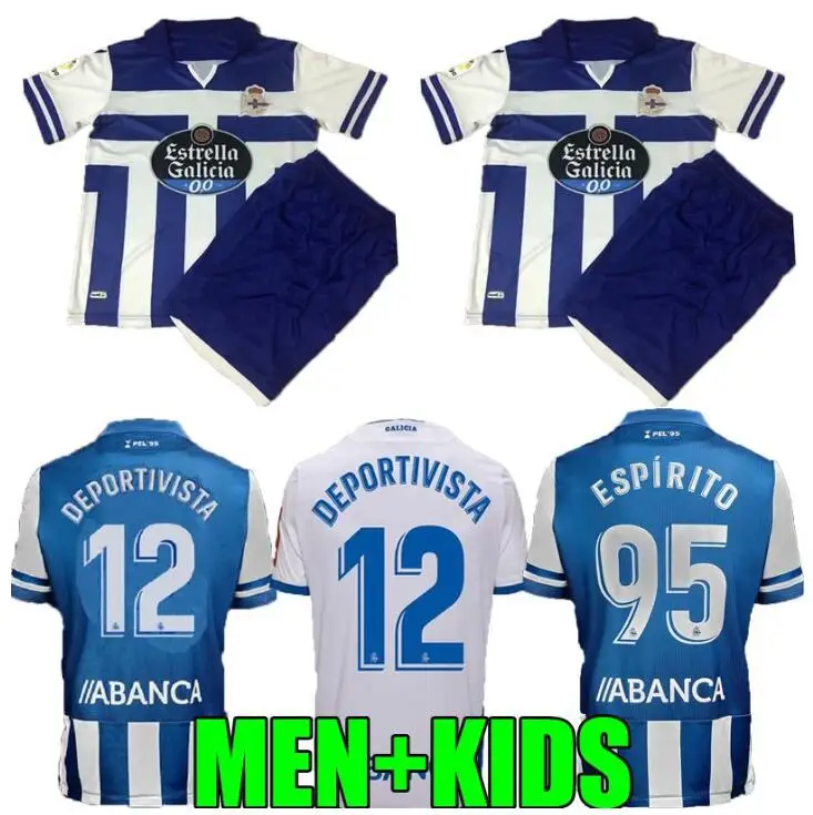 

2020/21 Deportivo La Coruna Soccer Jersey 2021 CoruÃ±a #7 BORJA VALLE.A SANTOS Shirt Mens #10 AKETXE MOLLEJO Football Uniform