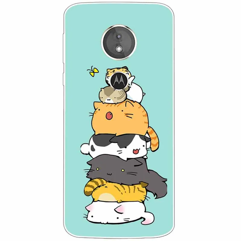 Animal Design TPU Soft Silicone Clear Case for Motorola Moto G6 Series