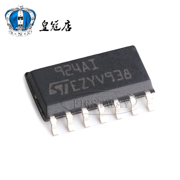 2 шт. TS924AIDT SOIC-14 924AI лапками углублением SOP-14