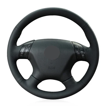 

Hand-stitched Black Artificial Leather Anti-slip Car Steering Wheel Cover for Honda Accord 7 2003-2007 Odyssey 2005-2010