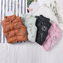 Ins2017 зима стиль корейский стиль ребенка Толстый Жилет младенцев Универсальный жилет