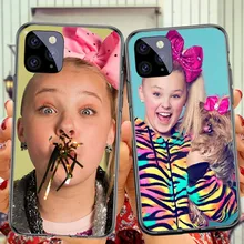 Jojo siwa прозрачный мягкий силиконовый чехол для телефона iPhone XS XR MAX X 5 5S 5SE 6 6S 6 7 8Plus высокое качество печати