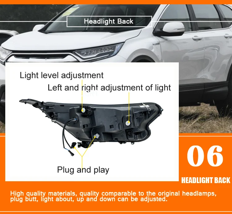 2 шт. автомобильный стиль светодиодный фары для Honda CRV- для CRV головной лампы светодиодный DRL Объектив двойной луч H7 HID Xenon Биксеноновые линзы