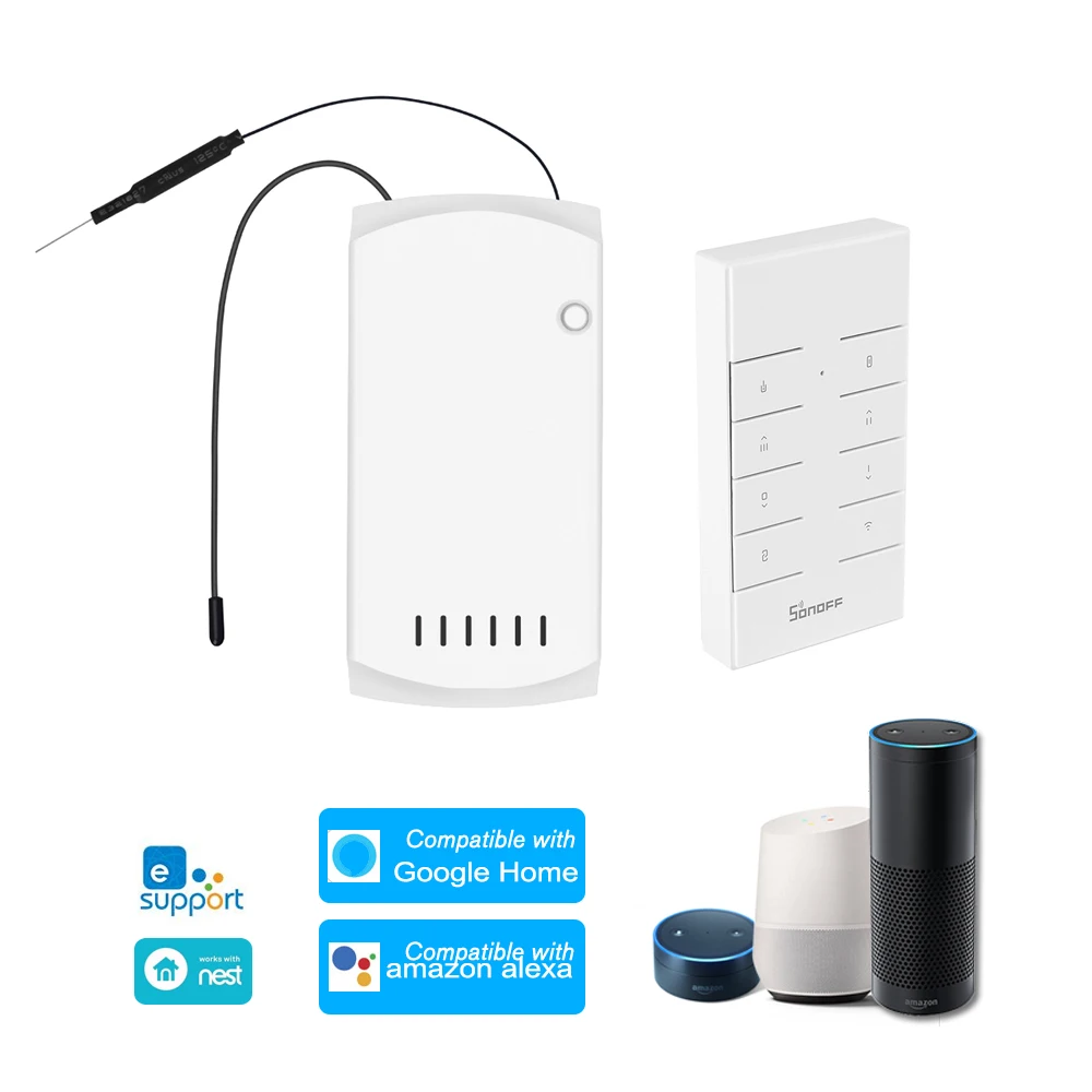 

Sonoff iFan03 Fan Lamp Smart Switch Convert to Wifi Smart Control Speed Dimmer DIY home automation domotica Alexa Google