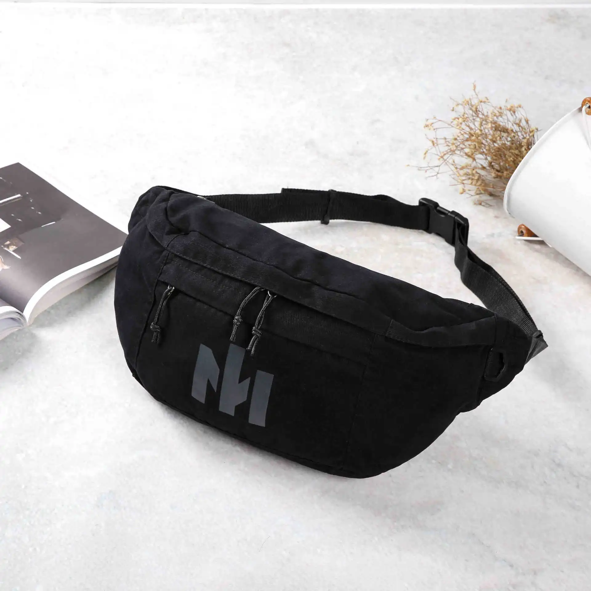

2019 New Style Casual Sports Fashion Man Riding Satchel Backpack Large Capacity-Style Fashion Man Korean-style Chest Bag