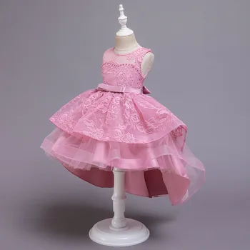 

Girls Dress Embroidery Elegent Princess Dress Kids Dresses For Girls Birthday Party Evening Gown Children Clothing 3 10 12 Years