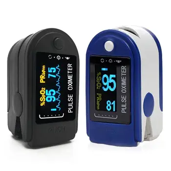 

Fingertip Pulse Oximeter Blood Oxygen Saturation Monitor With LED Display