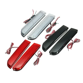

Hot 30 LED Red Rear Bumper Reflector Tail Brake Stop Running Turning Light Lamp For Mitsubishi Lancer 2008-2014