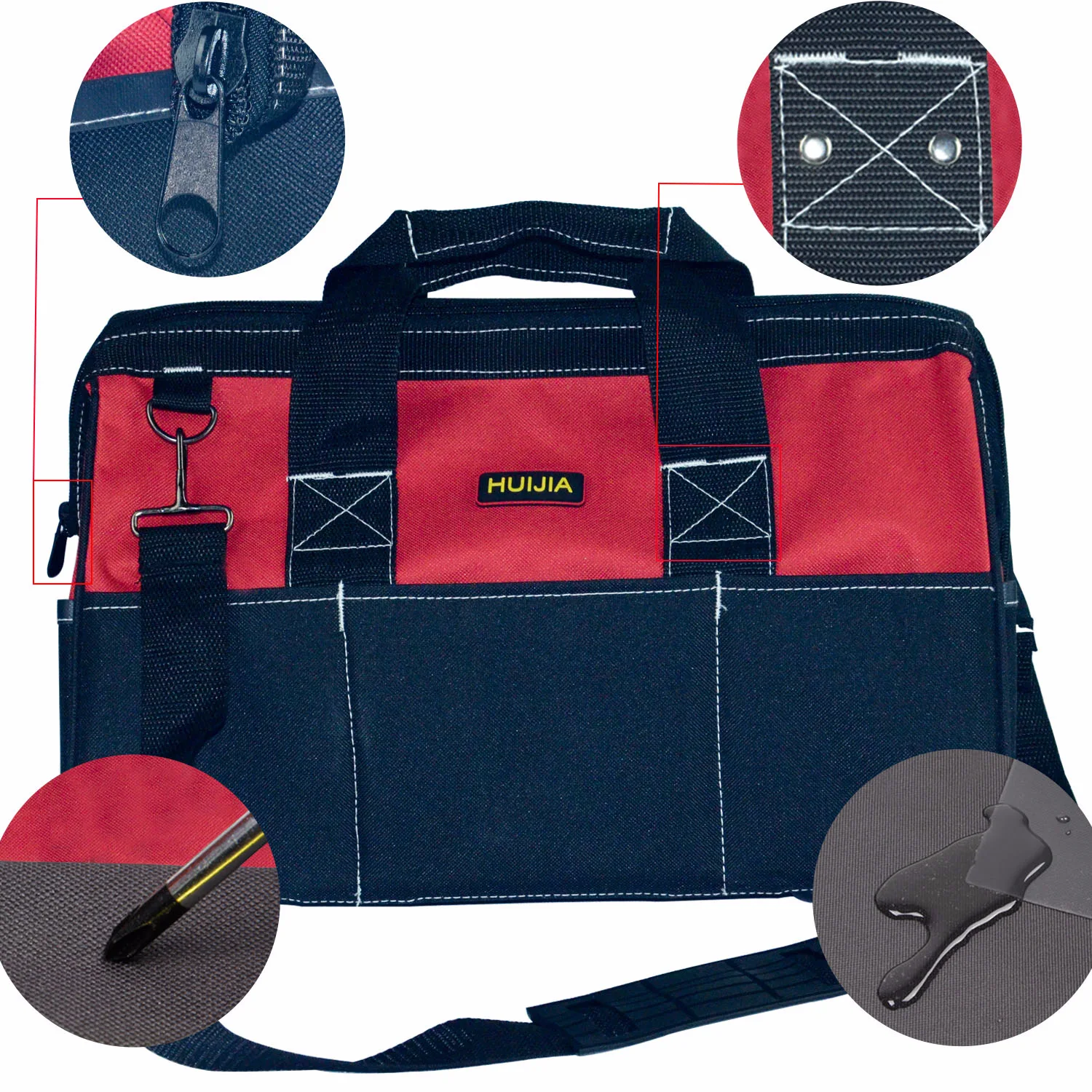 

Multi-functional Electrician Only Tool Bag Customizable Oxford Cloth Garden Tool Bag Hardware Repair Tool Storgage Bag Large