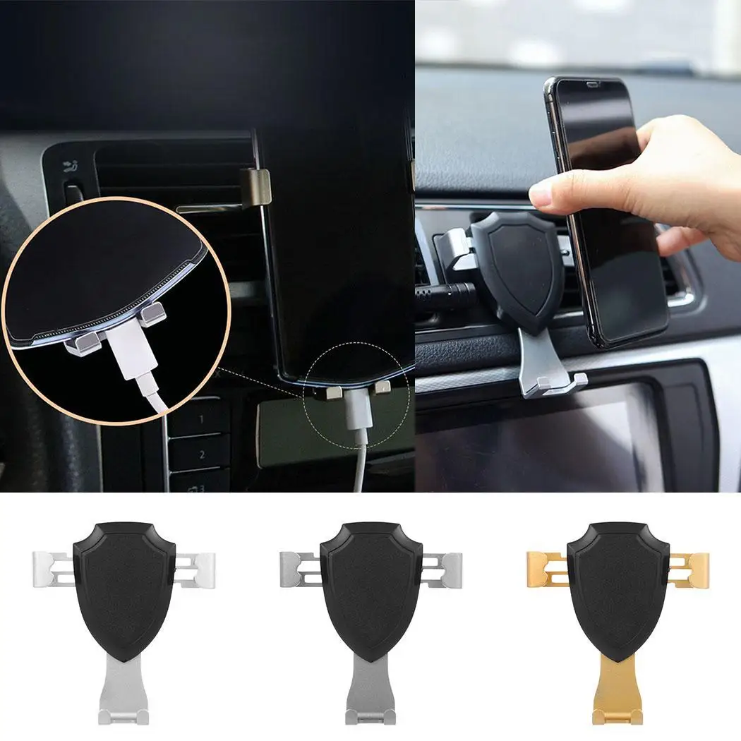 360 Degree General Car Air Vent Mount Gravity Mobile Phone Bracket All mobile/MP4/PDA/PSP/GPS |