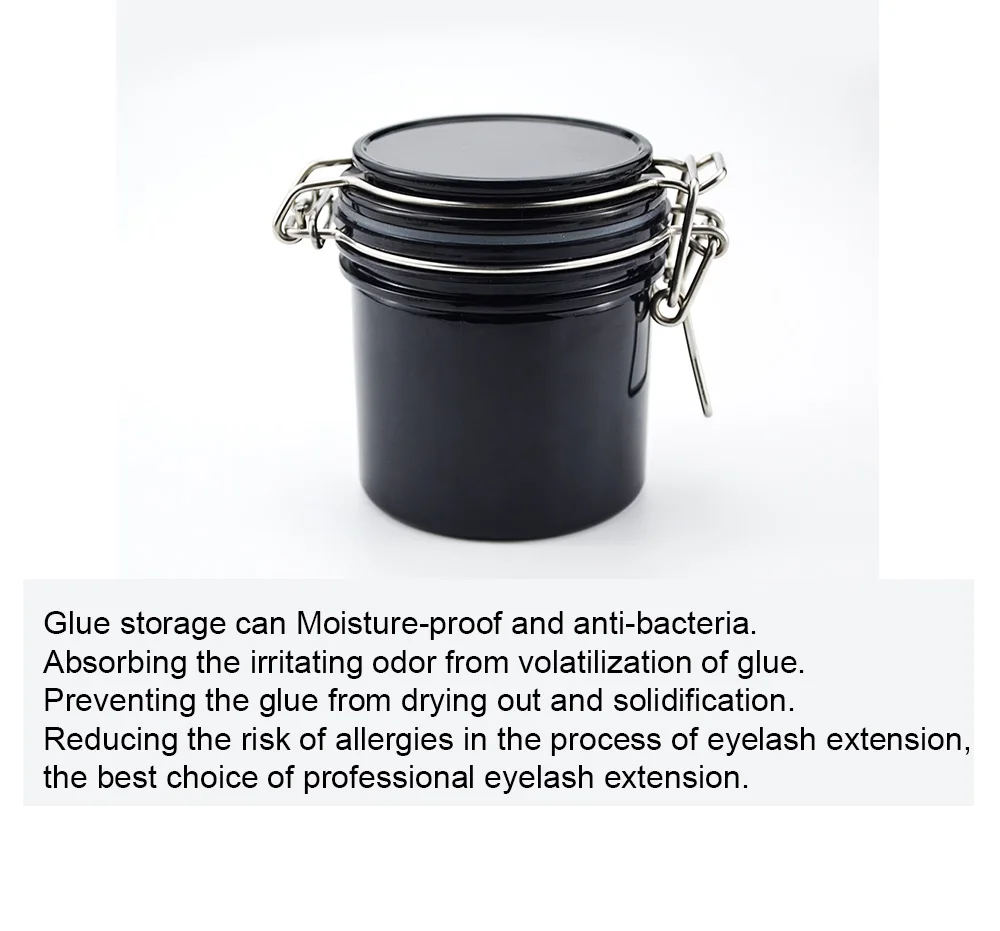 NAGARAKU клей для наращивания ресниц контейнер для хранения с активированным углем Клей Коробка для хранения уплотнения(3 клея и одна коробка для хранения