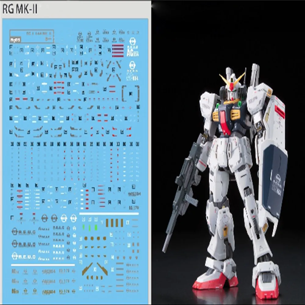 Diy Model Decal Water Paste For Bandai Rg Gundam Mk Ii Aeug Model Water Decal Stickers Aliexpress Mobile