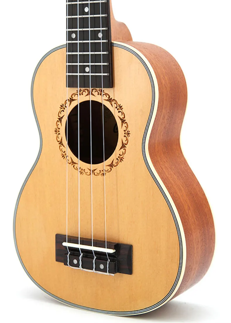 Picea Asperata укулеле 21 дюймов укулеле концертный Sapele сопрано 4 струны Гавайи струнные гитара для начинающих детский подарок