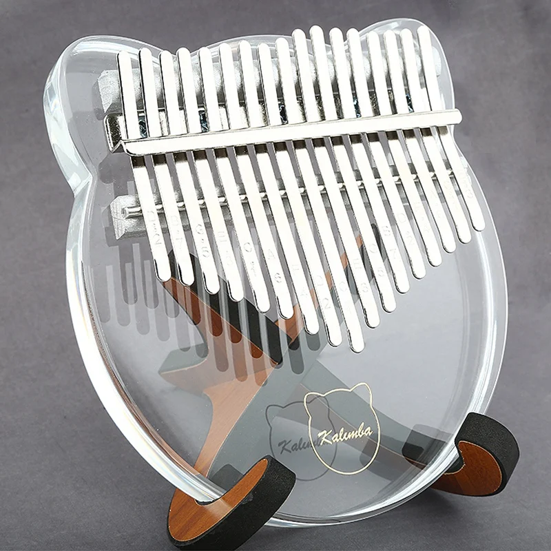 Горячий AD 17 ключ калимба акриловый палец фортепиано ключей Mbira прозрачный