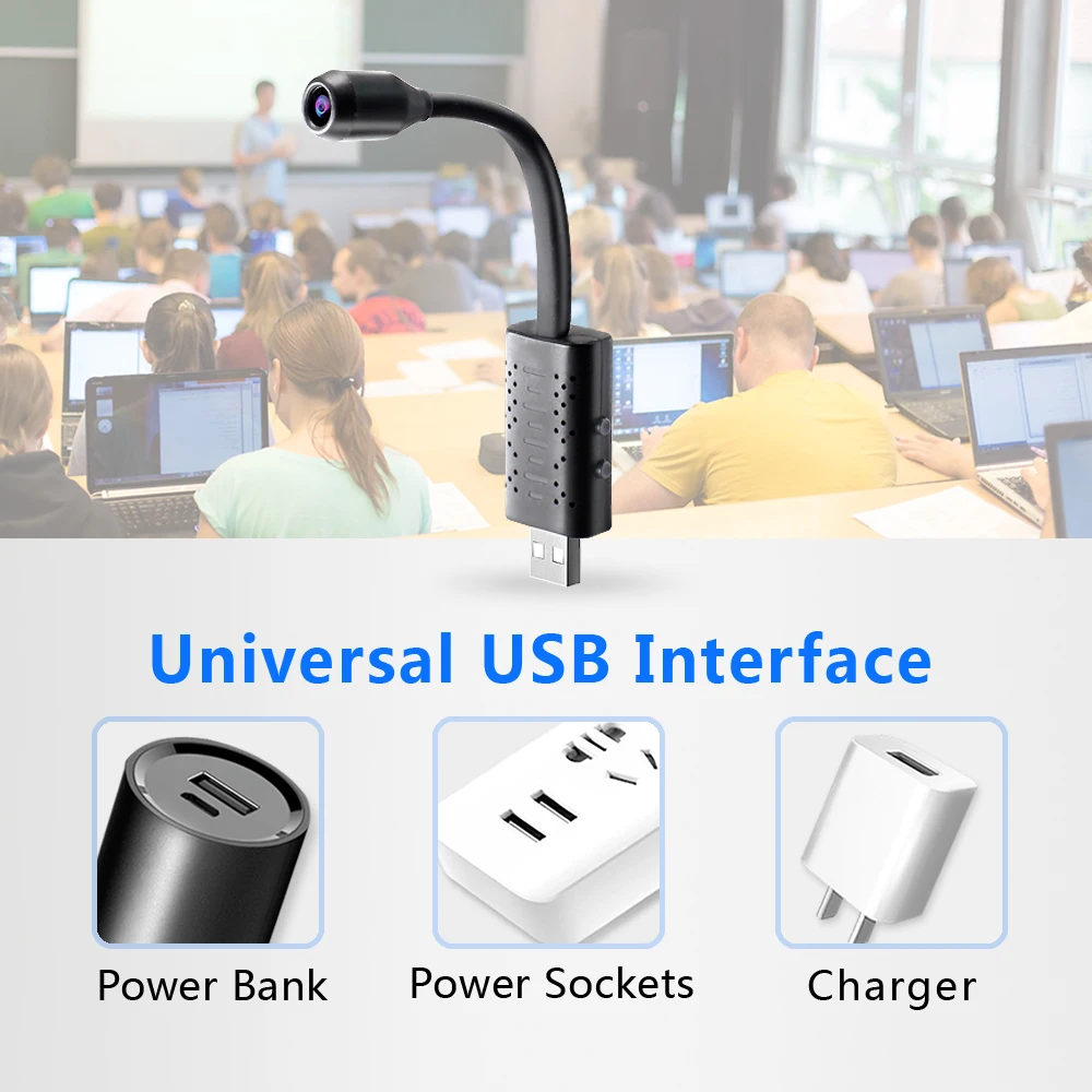 Умная мини USB камера 1080P видео рекордер цифровая камера микро видеокамера мини портативная камера циклическая запись Поддержка Скрытая TF