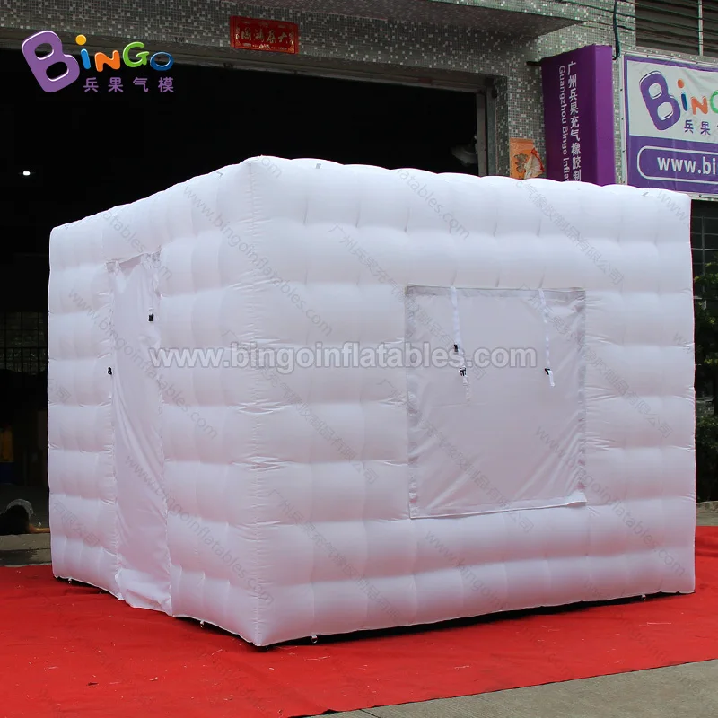 White Inflatable Photobooth Kiosk / 3x3x2.4M Inflatable Photo Booth Cabin Tents - BG-A0693-5 3