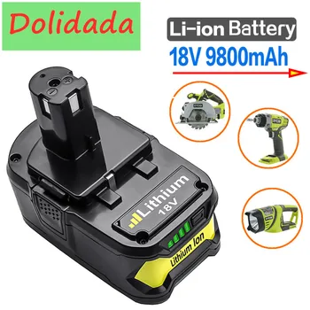 

High Capacity New 18V19800mAh Li-Ion For Ryobi Hot P108 RB18L40 Rechargeable Battery Pack Power Tool Battery Ryobi ONE+Hot sell