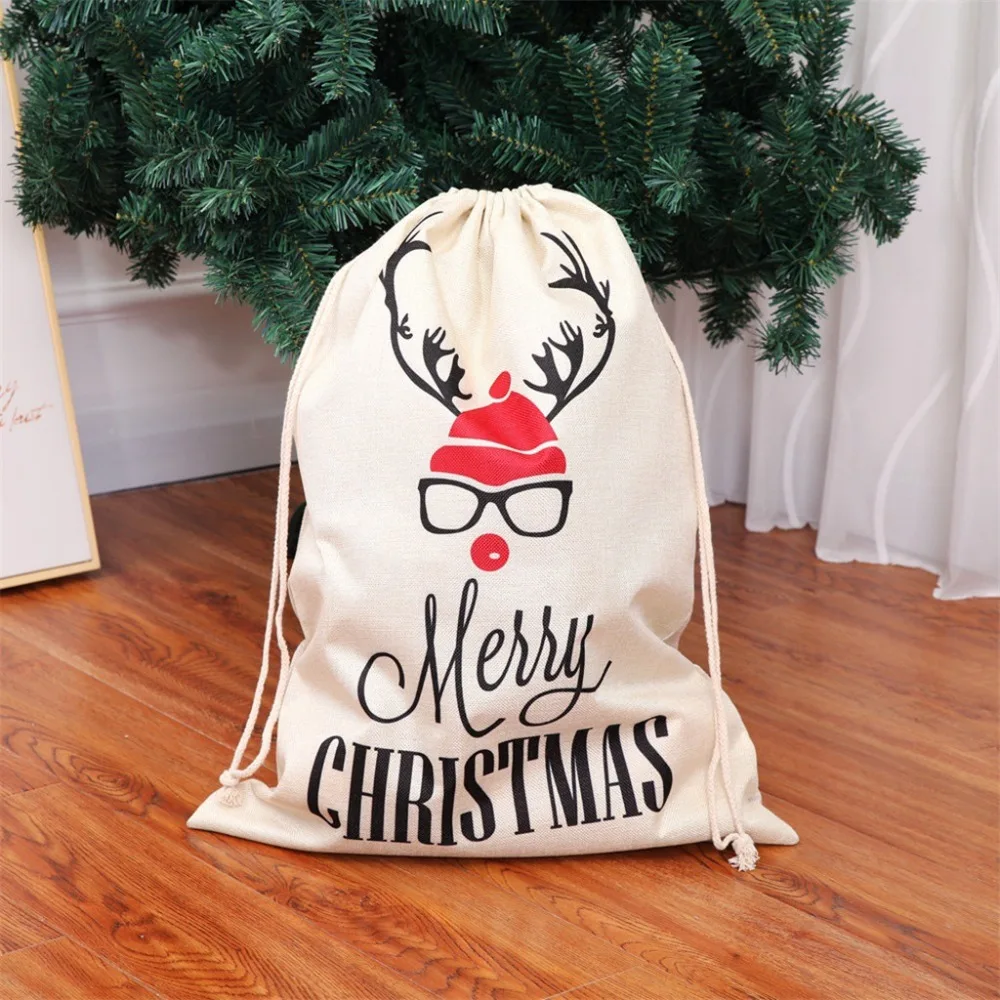 christmas drawstring gift bag (4)