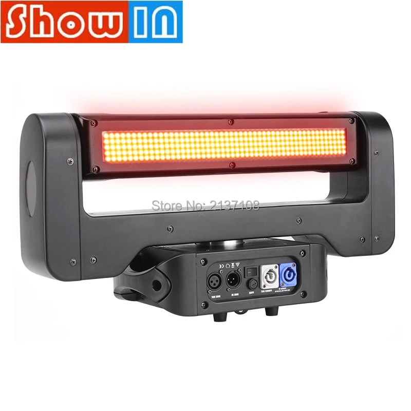 2PCS/Lot SMD Roller Strobe Wash Light Double Side RGB 500*0.2W DMX DJ Disco Party Stage Lighting Macchina Del Fumo Cabeza Movil | Лампы и