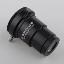 Телескоп окуляр линза Барлоу для Celestron Orion 5X 3X Высокая мощность увеличение 1,25 дюйма/31,7 мм Универсальный Т-образный адаптер