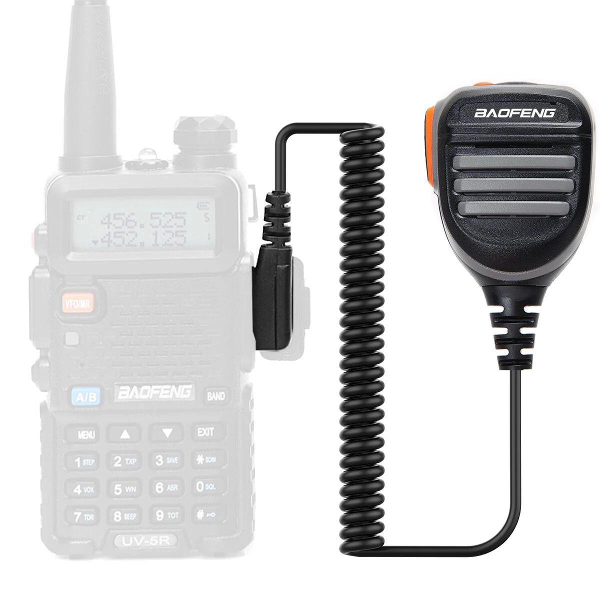 2 Unidades Auricular Walkie Talkie Micrófono Baofeng Radio - Temu