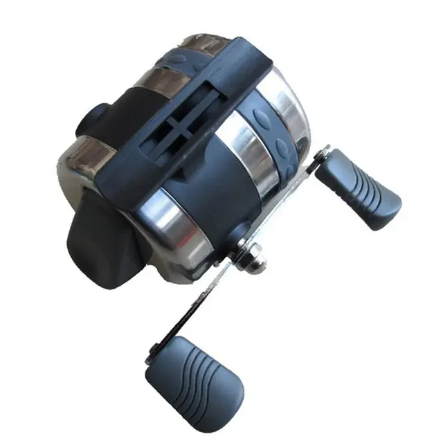US $16.99 Fishing Reel for Slingshot Shooting Dart Stainless Steel Closed Fishing Wheel Outdoor Hunting