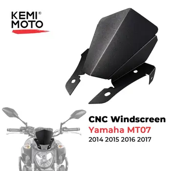 

KEMiMOTO For Yamaha MT 07 MT07 FZ07 2013 2014 2015 2016 2017 Motorbike Motorcycle Windshield Windscreen Wind Deflectors Aluminum