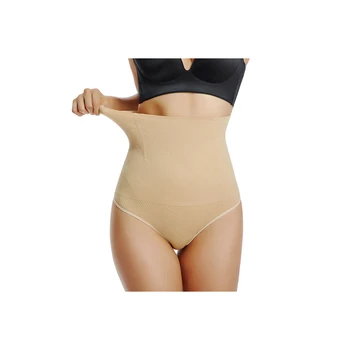 

High Waisted Thong Body Shapers Women Firm Tummy Control Underwear Slimming Waist Shaper Sexy Seamless Shaping Panties