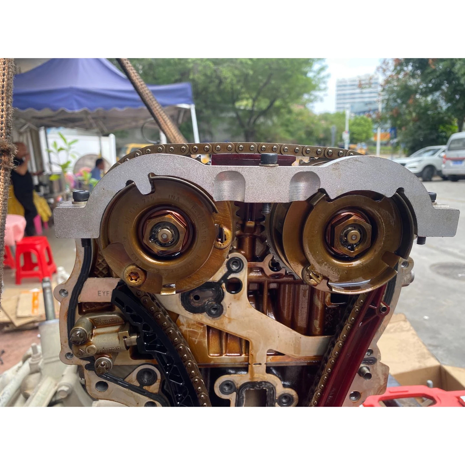 Camshaft 2015 Chevy Cruze Timing Marks Engine Turbo Timing Tool